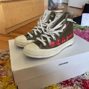 COMEME des Garçons converse. Olive